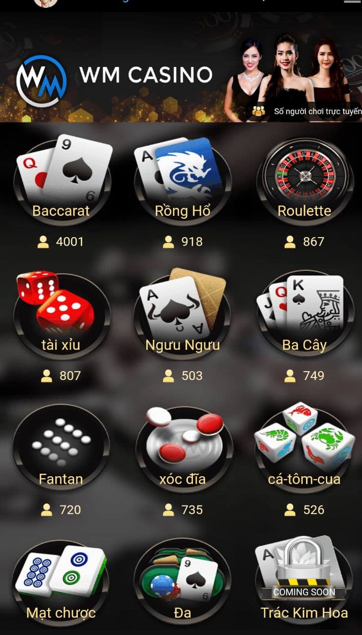 Hệ thống game đa dạng tại 588 casino